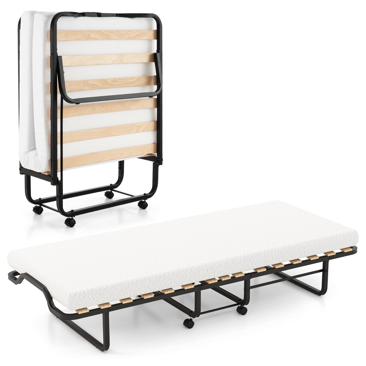 Twin size top folding cot